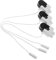 FOYTOKI 3er Set Zugschalter Für Lampen Badezimmer Licht Zugkabel Mit Aufhängung Pull Cord Lichtschalter Für Wandlampen Ideal Für Wohnräume Und Badezimmer