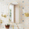 Mepplzian Bathroom Cabinets with Mirror,Large Curved Arch Bathroom Mirror Cabinet,Mirrored Cabinets Wall Mounted,Brushed Gold Arched Mirrors with Storage 50x90 cm