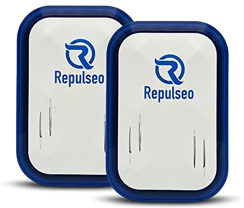 Repulseo® Répulsif à Ultrasons Anti Rongeurs V7 ★ Marque Francaise★ - Appareil Ultrasonique Anti Souris Rats Interieur - Alternative Efficace Pieges et Raticide - Non Toxique - Lot de 2