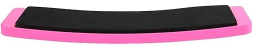Turning Board Ballett Ballet Spin Board 28.5*7.5*1.7cm, Rosa Kunststoff Eiskunstlauf Board, Pirouetten Spinner Eiskunstlauf mit Gummifußpads, Leicht Tragbar Eiskunst Übungsbrett Eiskunstlauf Platten