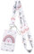 KEWUF porte badge tour de cou, Porte Badge Cordon Tour de Cou avec Porte-cartes, Lanyard Strap Neck avec Swivel Lobster Clasp pour Porte Badges d'Identification, Clés, Caméra, Téléphone Portable(B)