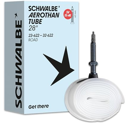 Schwalbe Aerothan Schlauch – Fahrradschläuche für Urban, MTB, Race und Touring Fahrräder – Fahrradschlauch aus TPU – Made in Germany