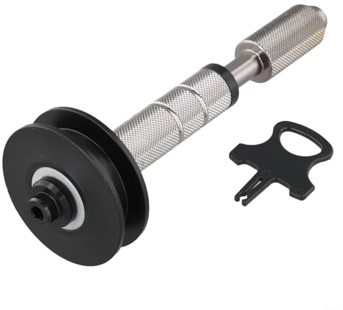 TONIXY 1 x strumento per la catena della bici per telai con asse passante da 142-148 mm, in lega di alluminio con rulli in acciaio, protegge il freno posteriore durante la pulizia e il trasporto, nero
