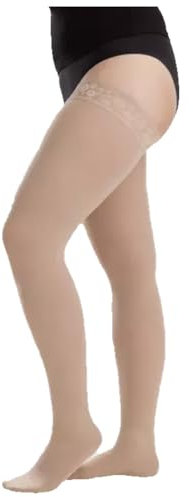 Juzo Soft - AG Schenkelstrümpfe / KKL1 / IV/zucker / offene Fußspitze/kurz / Hüftbef. als Paar
