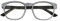 Lesebrille Michigan Weiß-Schwarz +2,50