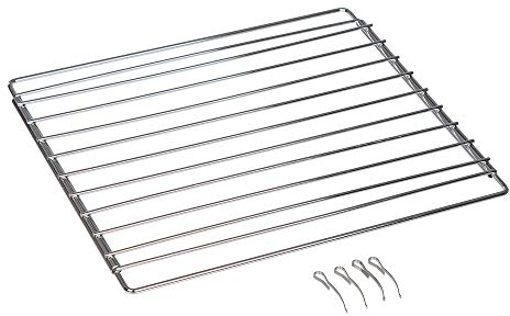 Invero Universal Large Extendable & Adjustable Cooker Warming Oven Shelf Tray - Spring & Pin Fitting Type (320mm x 360mm to 460mm)