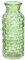 AngraveHome Textured Woven Green Glass Flower Vase (25cm) Jar Home Decoration Decor Ornament