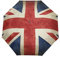 BIGJOKE 3 Folds Auto Open Close Umbrella England Britain Flag UK Windproof Travel Lightweight Rain Umbrella Compact for Boys Girl Men Women