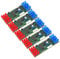 5pcs Elektronisches Licht Kit Rot Blau Doppelfarbe Diy Strobe Light Kit Komponenten Ne555 Cd4017 Strobe Electronic Kit Trainning Neuling Übungen