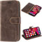 Mulbess Handyhülle für iPhone 12 Mini Hülle Leder, iPhone 12 Mini Handy Hüllen, Vintage Flip Handytasche Schutzhülle für iPhone 12 Mini 5G (5,4 Zoll) Case, Coffee Braun