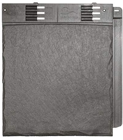 50 x Slate Grey Enviro Tile Slate Roof Lightweight Synthetic Plastic Roofing Conservatory Porch Garage Shed Shingle