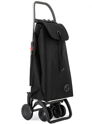 Klappbarer Einkaufstrolley Rolser I-Max MF 4 Räder (2 drehbare) - Schwarz