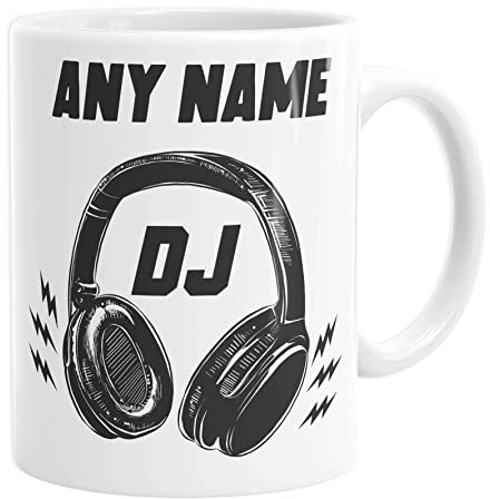Daytripper Personalised DJ Mug, Custom Name Coffee Mug, Tea Cup, Gift for Him Her, Birthday, Christmas Gifts