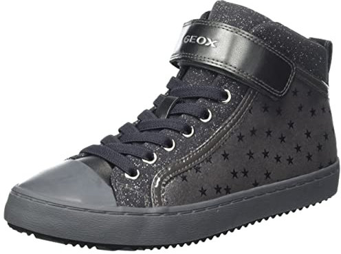 Geox Fille J Kalispera Girl I Sneakers, Grey, 29 EU
