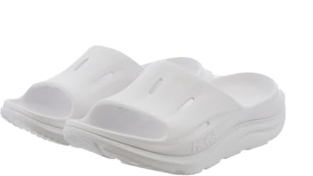 HOKA ONE ONE 1135061-WWH ORA Recovery Slide 3 Men WHITE/WHITE UK 6.5