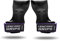 Encore Grips® Zughilfen für Krafttraining Fitness Bodybuilding Gewichteheben Kraftsport Lifting, mit Handgelenk Handbandage Gewichte Training Handschuhe Griffe Gym Equipment (Lila, L)