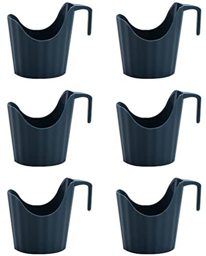 Zerodeko 6pcs Insulated Cup Holder Insulated Tumblers with Handles Iced Coffee Sleeves Paper Coffee Sleeves Coffee Mug Sleeve Rattan Vase Sleeve Office Wine Glass Set Plastic Portable