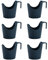 Zerodeko 6pcs Insulated Cup Holder Insulated Tumblers with Handles Iced Coffee Sleeves Paper Coffee Sleeves Coffee Mug Sleeve Rattan Vase Sleeve Office Wine Glass Set Plastic Portable