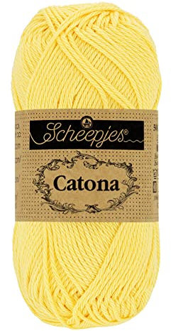 Scheepjes - Scheepjes Catona 522 Primrose Yarn - 10x50g
