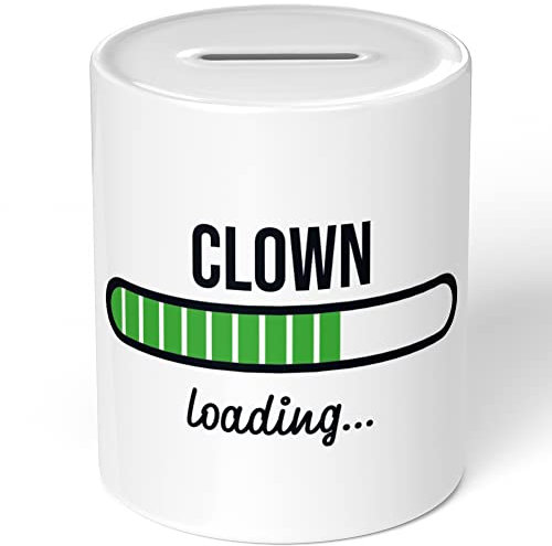 JUNIWORDS Spardose Sparbüchse, Clown Loading (6191370)
