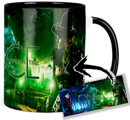 Once Upon A Time Lana Parrilla Rebecca Mader Tasse Innen & Henkel Schwarz Keramikbecher Mug