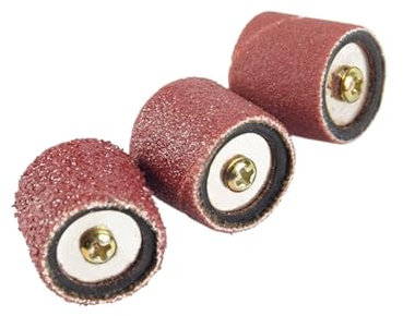 Sanding Drum Set Sandpaper Ring Grinding Head Sandpaper Roll Rubber Mandrel For Tools Sandpapier