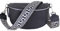 MIRROSI® Bauchtasche Damen, Echtleder, Made in Italy, Umhängetasche, Brusttasche, Crossbody Bag (1 Tasche & 2 Gurte) (Navy (NN Navy), Große Tasche (28x18x9cm))