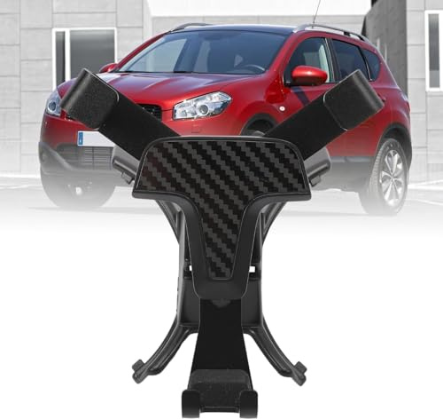 AUROLYNNE Supporto per telefono da auto Per Qashqai J10 fibra di carbonio Staffetta per bocchetta di ventilazione
