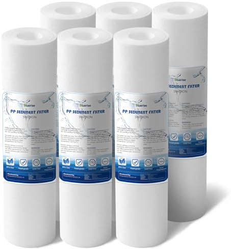 BLUERISE 5 Micron 10 x 2.5 Sediment Water Filter Replacement Cartridge