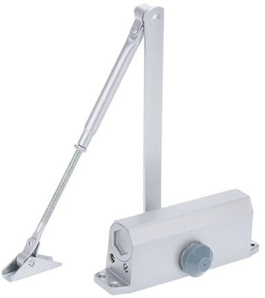 CTRSM Automatischer Türschließer, Sicherheitssystem Einstellbare Schließ-/Verriegelungsgeschwindigkeit Aluminium for Links- und rechtshändige Türen 25-45 kg 900 mm Automatischer Türöffner