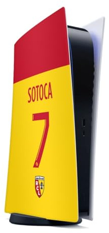 DeinDesign Autocollant Compatible avec Sony PlayStation 5 Digital Edition Sticker Film Autocollant RC Lens Sotoca 7 Maillot