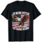 The Metric System Can't Measure Freedom American Flag T-Shirt
