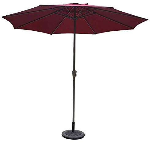 BGFYUSF Gartenschirm Sonnenschirm 9' Rund Markt/Garten/Terrassenschirm Außenschirm für Balkon Tisch Terrasse Deck Oder Hof