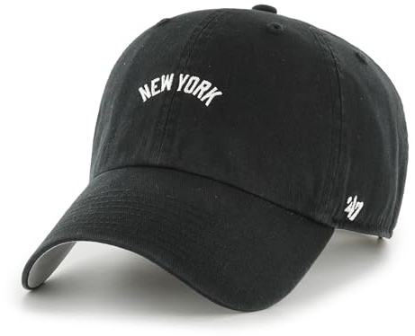 47 MLB Cap Baseball Clean Up Baserunner unstrukturierte Krone verstellbar NY LA kleines Logo Kappe