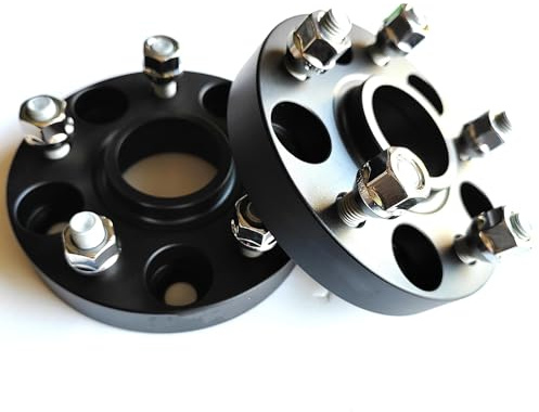 Distanzscheiben Set Spurverbreiterungen 5X115X70,3 X12x1,5 Schrauben - 25 mm Dicke Geschmiedete Alu-Auto-Radverbreiterung für Chevy für Captiva 2007 Spurplatten