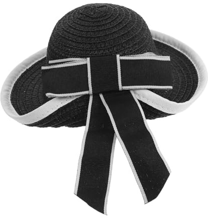 SMASOLO Mini Sombreros De Paja Realista para Manualidades Sombrero De Paja Miniatura para Casas De Muñecas Accesorios De Joyería para Manualidades