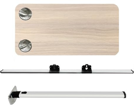 WTJDCCY Table Camping Car Amovible, Pied Table Rabattable, Pied de Table Camping Car, Tige de Support en Aluminium, Convient aux Caravanes, Fourgons Aménagés