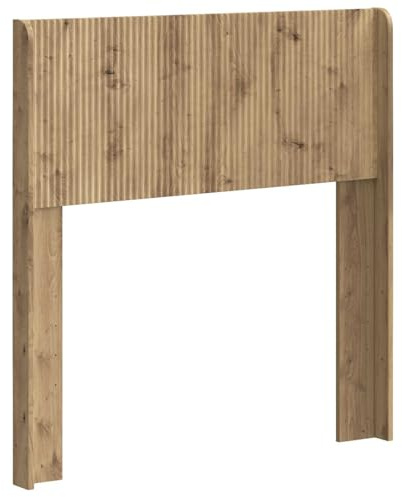 vidaXL Kopfteil Artisan-Eiche PB, Schlafzimmer, modernes Design, Kopfteil aus Holz, schlanker Stil, schicke Deko, praktisches Element für Deine Wohnung