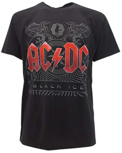 AC/DC T-Shirt Black Ice Original Gruppe Rock Offizielles Produkt Album