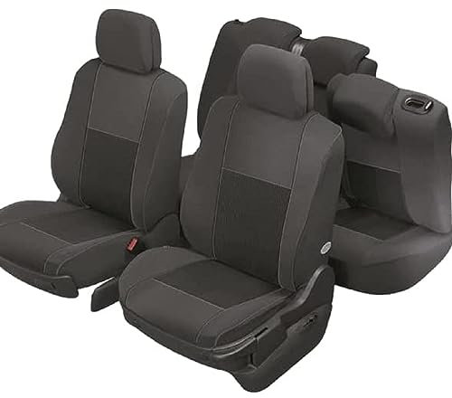 DBS - Coprisedili Personalizzati per Duster (dal 01/2018)| Copertura per Auto/Interni | Alta Gamma | Set Completo in Tessuto | Montaggio rapido