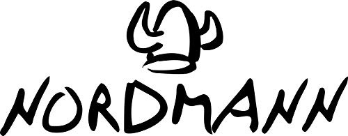 Wandtattoo – 'Nordmann' – Norden, Skandinavien, Küste, Wikinger, Helm // Farb- und Größenwahl (Schwarz - 450 mm x 180 mm)