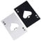 Airoads Ace of Spades Bottle Opener Credit Card Size Pocker Cap Opener Portable Stainless Steel Can Opener (2 Pack Black & Silver)