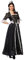 shoperama Marquise Costume rococo baroque pour femme Robe de Gräfin Aigle Française Renaissance Mätresse Madame de Pompadour Carnaval Couleur : Noir Taille : 42