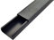 CabCom PVC Kabelkanal Kabelleiste Kabelschacht Brüstungskanal zur Montage an Wand oder Decke Diverse Größen und Farben 2 Meter 30 x 15 mm schwarz