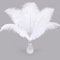 10 Pcs Ostrich Feathers, 10-12inch (25-30cm) Feathers for Crafts, Natural Ostrich White Plume for DIY Crafts Table Vase Home Wedding Holiday Decoration