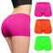 Love My Fashions ® Lot de 3 boxers taille haute sans couture pour femme, extensible, contrôle du ventre, shorts hipster respirants pour la course à pied, l'entraînement, noir, Vert fluo/rose