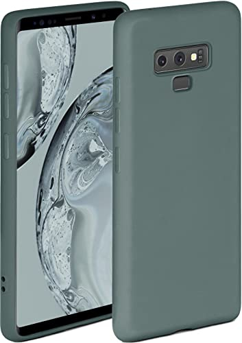 ONEFLOW Soft Case für Samsung Galaxy Note 9 Hülle aus Silikon mit Kameraschutz, Silikonhülle mit erhöhtem Schutz fürs Display, Backcover Schutzhülle, weiche Handyhülle, Petrol