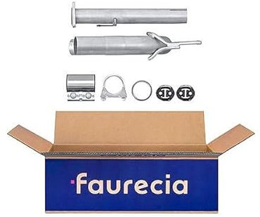 HELLA 8LA 366 000-171 Abgasrohr - Easy2Fit Kit - vorne - zweiteilig - Set mit Anbauteilen