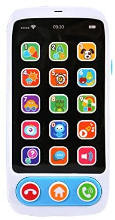 LINGJIONG 5 Pcs Téléphone Portable Jouet pour Tout-Petits,Faux téléphone pour Enfants | Téléphone Jouet pour téléphone pour Enfants avec diverses Fonctions Musique et lumières, Jouets Jouets