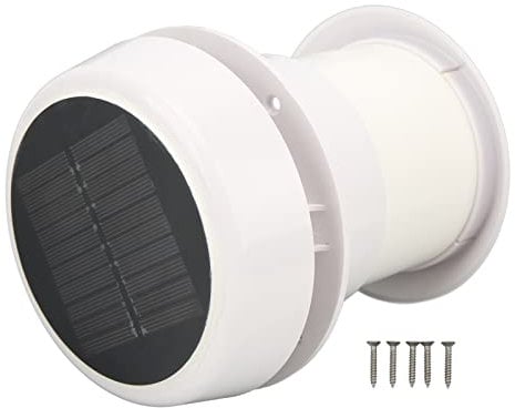 KIMISS Wohnmobil-Dachlüfter, DC12V Wohnmobil-Dachabluftventilator, Geräuschloser, Solarbetriebener Entlüfter für Wohnmobile, Wohnwagen, Schiffe, Yachten